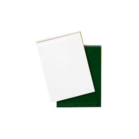 Tops Business Forms Tops Docket Top Wirebound Quadrille Pad, 8-1/2" x 11-3/4", Quad Ruled, White, 70 Sheets/Pad 63801
